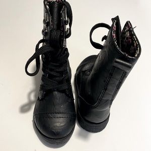 Black Lace Boots